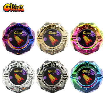 GLIIZY SPACE DESIGN HIGH QUALITY DIAMOND GLASS ASHTRAY