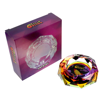 GLIIZY SPACE DESIGN HIGH QUALITY DIAMOND GLASS ASHTRAY