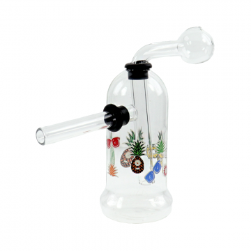 5 IN BOTTLE SNIFFER GLASS MINI WATER PIPE 15CT/JAR