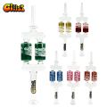 8.8 IN GLIIZY SYNER GLYCERIN HONEY STRAW GLASS NECTAR COLLECTOR