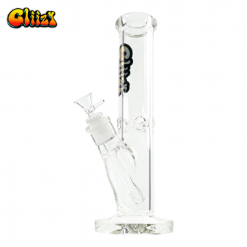 12 IN GLIIZY STRAIGHT GLASS WATER PIPE