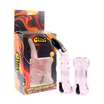 4.5 IN GLIIZY HAPPY GLASS BUBBLER PIPE