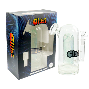 7 IN GLIIZY WONDERLAND ASSORTED DESIGN GLASS WATER PIPE