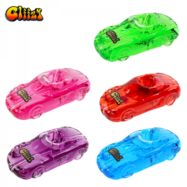 5 IN GLIIZY CAR DESIGN GLYCERIN HAND PIPE