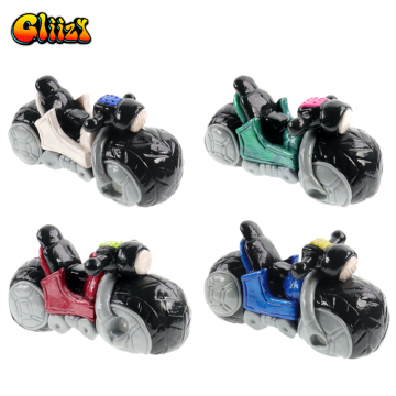 5 IN GLIIZY BIKE SHAPE CLAY HAND PIPE