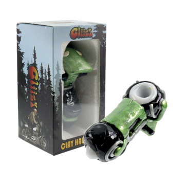 5 IN GLIIZY TOURING BIKE CLAY HAND PIPE 