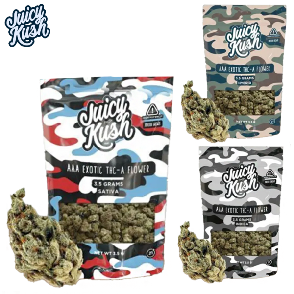 JUICY KUSH AAA EXOTIC THC-A HERB FLOWER 3.5GM/5CT/PK