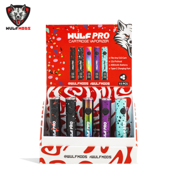 WULF MODS PRO 510 THREAD VAPE BATTERY 15CT/DISPLAY