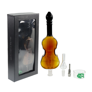 8 IN GUITAR DESIGN GLASS NECTAR COLLECTOR KIT