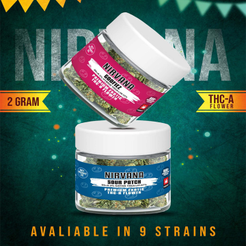 NIRVANA THC-A HERB FLOWER 2GM/JAR