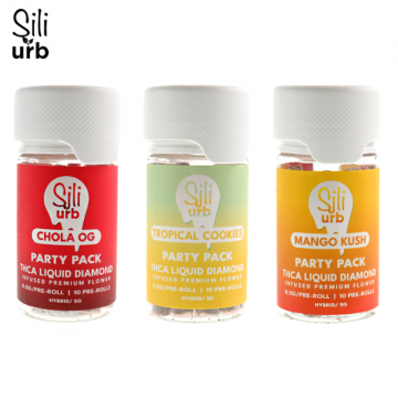 SILI X URB THC-A DIAMOND PRE ROLLS 0.5GM/10CT/JAR