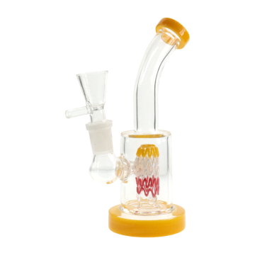 6 IN ASSORTED DESIGNS GLASS WATER PIPE - MIX COLOR