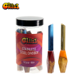 GLIIZY STAINLESS STEEL RESIN DAB TOOL 12CT/JAR