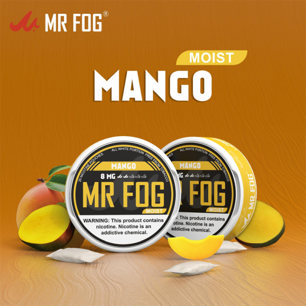 MR FOG 8MG MOIST NICOTINE POUCHES 20CT/5PK