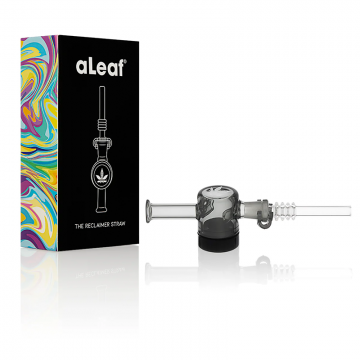 ALEAF® THE RECLAIMER NECTAR COLLECTOR GLASS STRAW