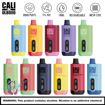 CALI POD UL8000 DISPOSABLE VAPE 6CT/DISPLAY