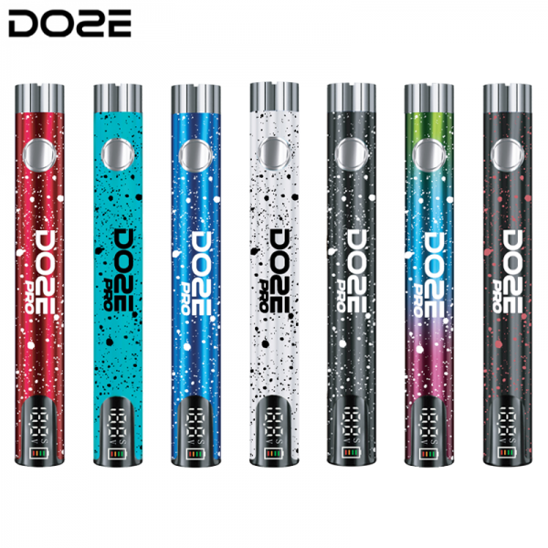 DOZE PRO 510 THREAD VAPE BATTERY W/SMART SCREEN 15CT/DISPLAY