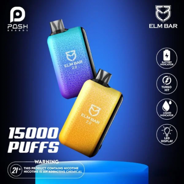 ELM BAR 2.0 15000 PUFFS DISPOSABLE VAPE 5CT/DISPLAY