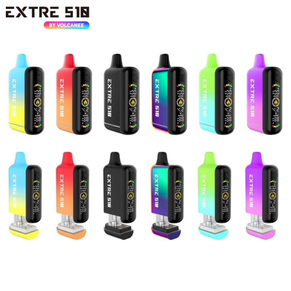 EXTRE 510 BY VOLCANEE THREAD CARTRIDGE VAPE BATTERY 5CT/DISPLAY