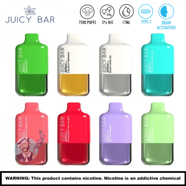 JUICY BAR PRO EDITION JB7500 DISPOSABLE VAPE 10CT/DISPLAY