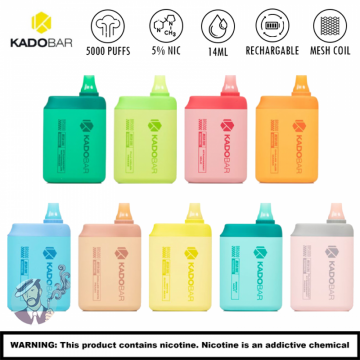 KADO BAR BR5000 DISPOSABLE VAPE 5CT/DISPLAY