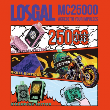 LOSGAL MC25000 DISPOSABLE VAPE 5CT/DISPLAY