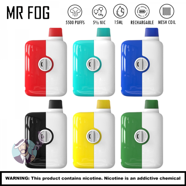 MR FOG SWITCH 5500 PUFFS T.F.N DISPOSABLE VAPE 10CT/DISPLAY