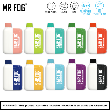 MR FOG SWITCH SW5500 DISPOSABLE VAPE 5CT/DISPLAY