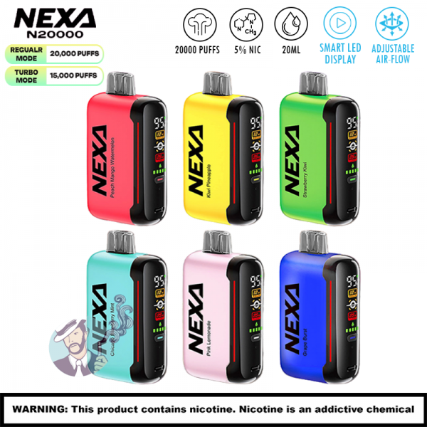 NEXA N20000 DISPOSABLE VAPE 5CT/DISPLAY