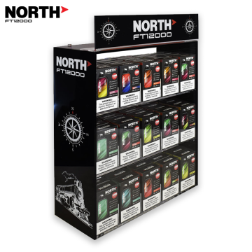 NORTH FT12000 DISPOSABLE VAPE ACRYLIC DISPLAY PACK 75CT/DISPLAY