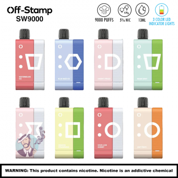 OFF-STAMP SW9000 DISPOSABLE VAPE KIT 5CT/DISPLAY