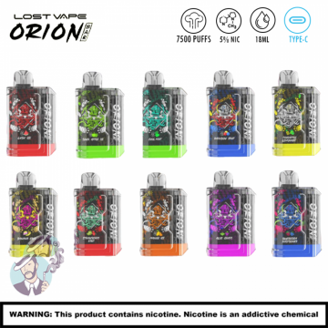 LOST VAPE ORION BAR 7500 PUFFS DISPOSABLE VAPE 10CT/DISPLAY