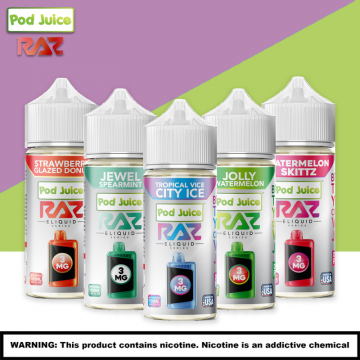 POD JUICE X RAZ SERIES T.F.N E-LIQUID 100ML