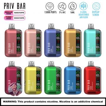 PRIV BAR BY SMOK 15000 PUFFS DISPOSABLE VAPE 5CT/DISPLAY