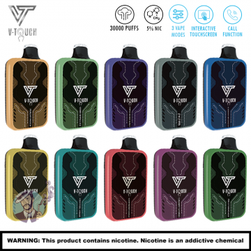 V-TOUCH BY CRAFTBOX 30000 PUFFS DISPOSABLE VAPE 5CT/DISPLAY