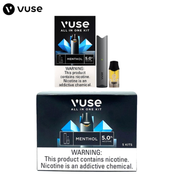 VUSE 5% NICOTINE ALL IN ONE KIT 5CT/PK - MENTHOL