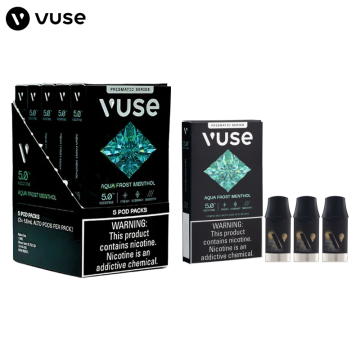 VUSE 5% SALT NICOTINE ALTO 1.8ML REFILLED PODS 3CT/5PK - AQUA FROST MENTHOL