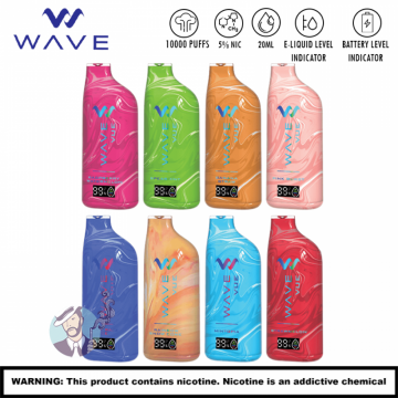 WAVE VUE 10000 PUFFS DISPOSABLE VAPE 5CT/DISPLAY