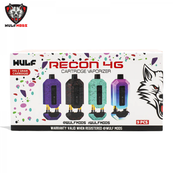 WULF MODS RECON 4G DUAL CARTRIDGE VAPORIZER 9CT/DISPLAY