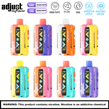 ADJUST MYFLAVOR 40000 PUFFS DISPOSABLE VAPE 5CT/DISPLAY