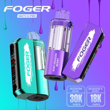 FOGER SWITCH PRO 30000 PUFFS DISPOSABLE VAPE 5CT/DISPLAY