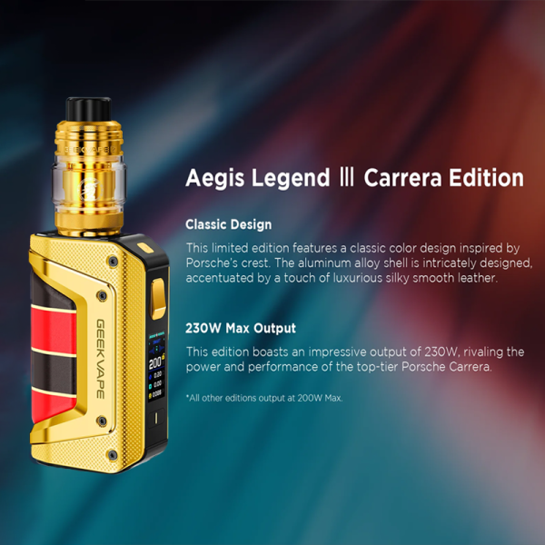 GEEKVAPE AEGIS LEGEND 3 200W STARTER POD KIT