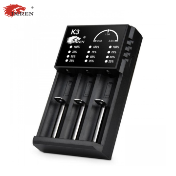 IMREN K3 3 BAY  SMART BATTERY CHARGER