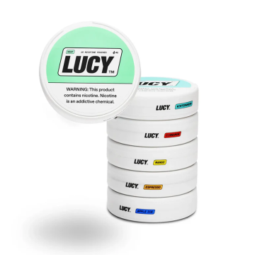 LUCY 4MG / 8MG / 12MG NICOTINE POUCHES 15CT/5PK