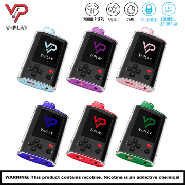 V-PLAY BUILT GAMING SYSTEM 20000 PUFFS DISPOSABLE VAPE BY CRAFTBOX 5CT/DISPLAY (CL)