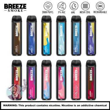 BREEZE SMOKE PRO 2000 PUFFS T.F.N DISPOSABLE VAPE 10CT/DISPLAY