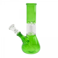 8 IN BEAKER W/DOME PERC GLASS WATER PIPE