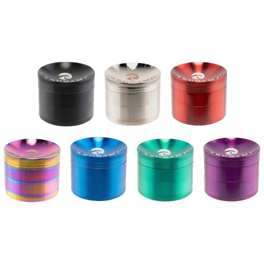 Tsunami 50MM Sunken Top Dry Herb Grinder, Grinder