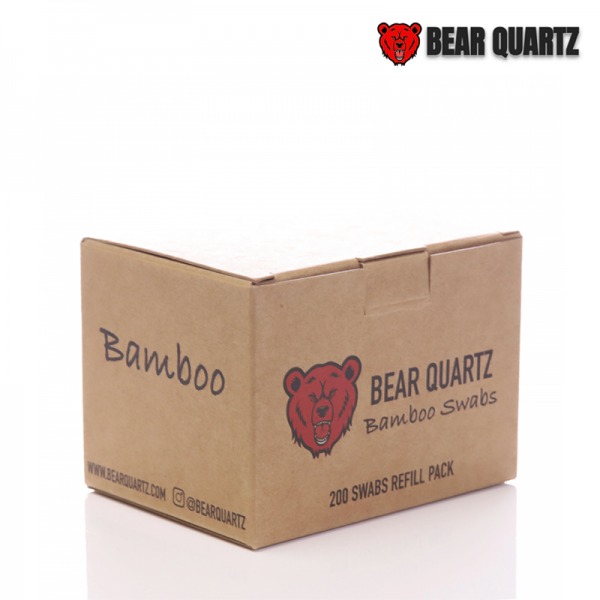 BEAR QUARTZ BAMBOO SWABS REFILLS