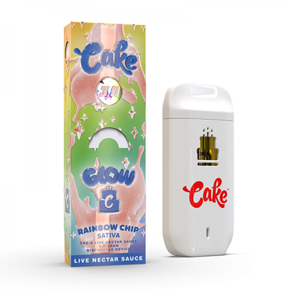 CAKE GLOW 3.0 LIVE NECTAR SAUCE DISPOSABLE VAPE 3GM/5CT/PK